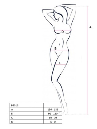 Bodystocking Bs016 white- BS016-3